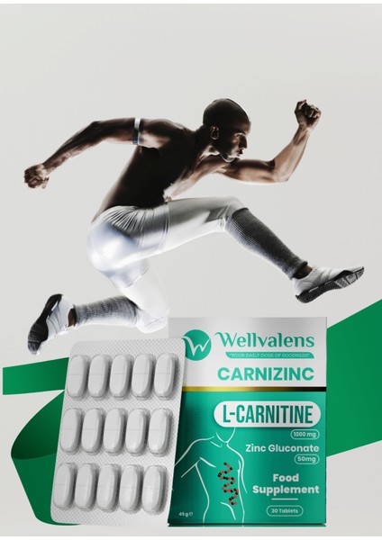 Carnizinc L-Carnitine 1000 mg & Zinc Gluconate 50 mg 30 Tablet