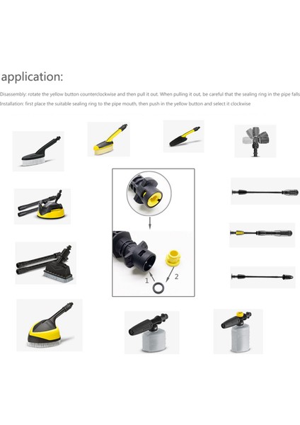 2 Set O-Ring For Hose Nozzle O-Ring Seal 2.640-729.0 Rubber O-Ring Pressure Washer For K2 K4 K5 K6 K7 B (Yurt Dışından) indirimleri