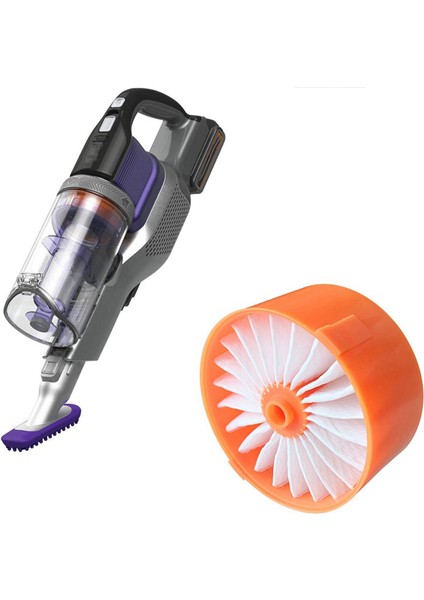 Black+Decker Powerserıes Akülü Çubuk Süpürge BSV2020G Aksesuarları Için 4x Filtre (Yurt Dışından)
