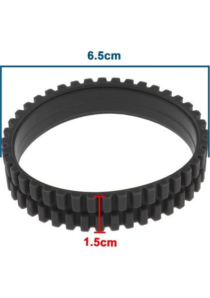 4x Kaymaz Tekerlek Lastikleri Robovac 11S/ 11S Max/ 15T/ 30/ 30C/ 15C/ 15C Max Aşınma Önleyici Lastik Için Cilt Değiştirme (Yurt Dışından)