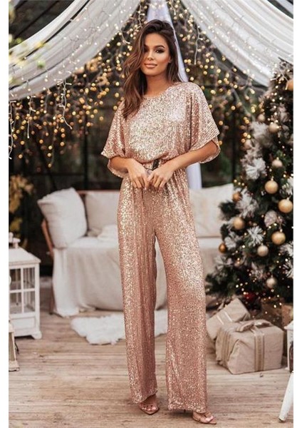 Kadın Bej Kemerli Tasarım Tulum DPNBEMP2350 fiyatları