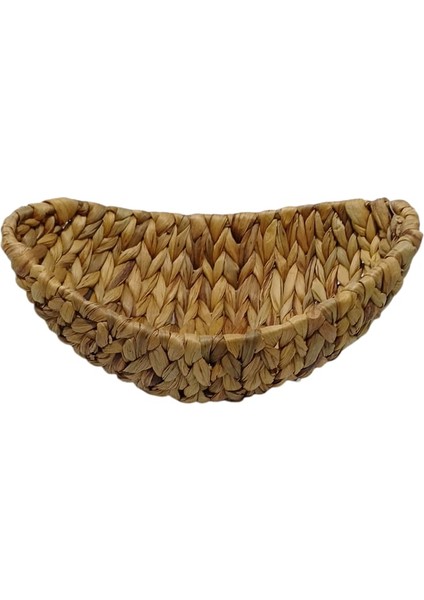 Hasır Oval Kalın Örgülü Çok Amaçlı Düzenleyici Sepet 33 x 24 x 13 5010