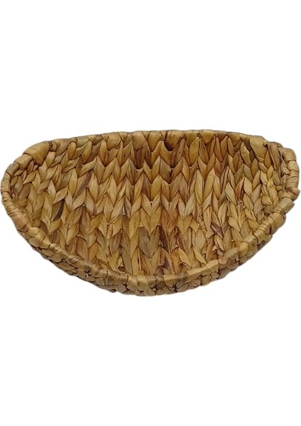 Hasır Oval Kalın Örgülü Çok Amaçlı Düzenleyici Sepet 33 x 24 x 13 5010