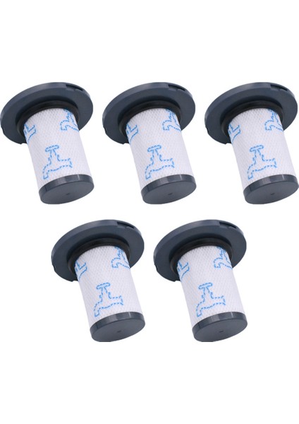5pcs Washable Filter For ZR009007 RH9890WO, RH9879WO, X-Force Flex Rod Vacuum Cleaners Parts Accessories (Yurt Dışından)