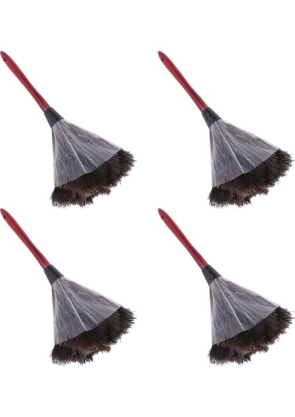 4x Ostrich Cleaning Feather Duster Ostrich Duster Ostrich Feather Duster Soft Feathers Duster Photo Color (Yurt Dışından)