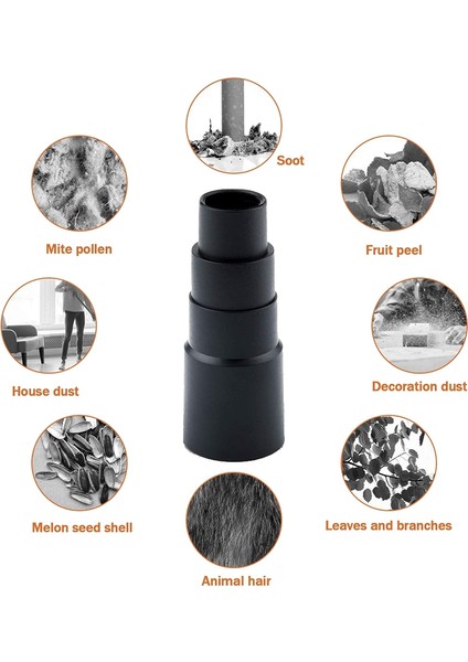 Vacuum Cleaner Power Tool Adaptor, 6 Pcs Vacuum Hose Adapter Reducer Hose For Dust Extraction Vacuum Cleaner (Yurt Dışından)