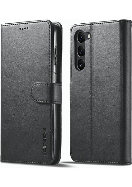 Samsung Galaxy S23 5g Için Buzağı Dokulu Pu Kılıf (Yurt Dışından)