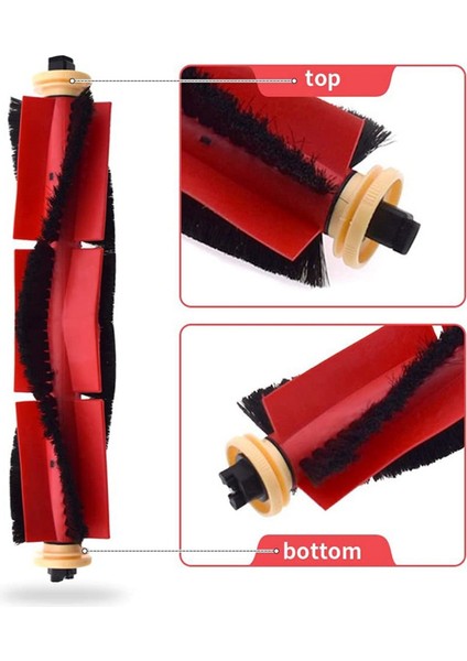 S6 Maxv, S6, S6 Pure, E4,s4 Max,s4, S5 Max, S5, E35, E2 Için Kolay Temizlenebilir Sökülebilir Rulo Fırçanın Değiştirilmesi (Yurt Dışından) indirimleri