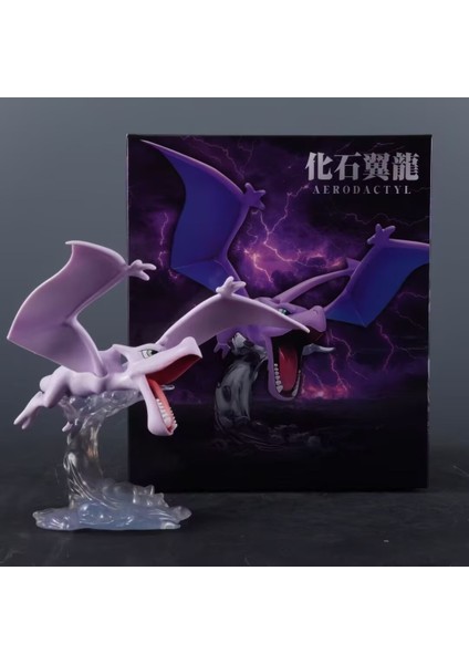 Pokémon Charizard Fosil Pterosaur Stereo Illüstrasyon Model Dekorasyon Figür Oyuncak (Yurt Dışından)