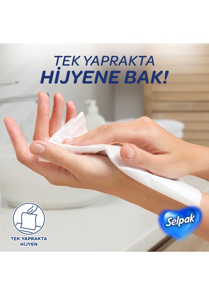 El ve Yüz Havlusu 12'li 1200 Yaprak