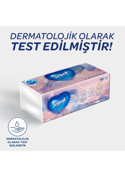 El ve Yüz Havlusu 12'li 1200 Yaprak