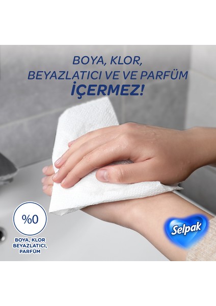 El ve Yüz Havlusu 12'li 1200 Yaprak
