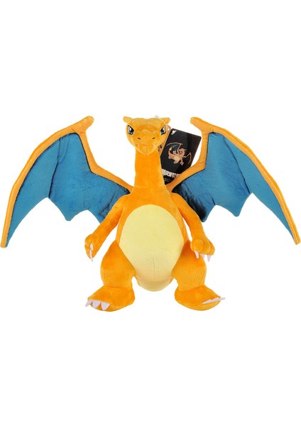 Charizard Pokémon Ateş Püskürten Ejderha Figür Peluş Oyuncak 25CM (Yurt Dışından)