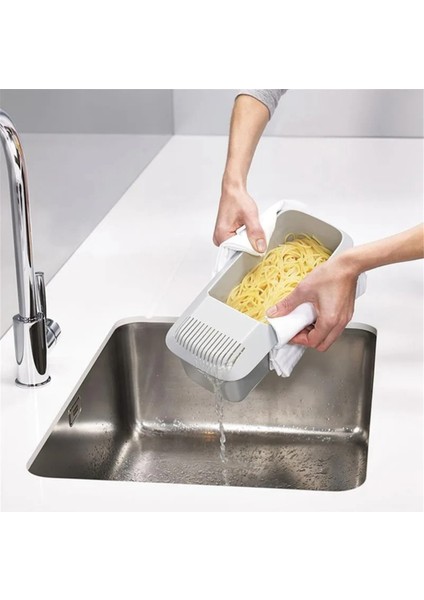 Erişte Makarna Pişirici Süzgeçli Çevre Dostu Plastik Spagetti Sebze Buharlayıcı Bulaşık Makinesi Mutfak Aksesuarları Yeni (Yurt Dışından) fırsatları
