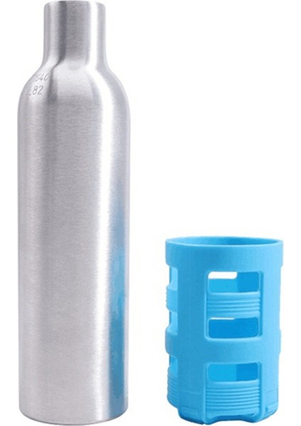 0.2l Siyah Soda Makinesi Doldurulabilir Soda Şişesi Soda Makineleri Için Yedek Yeniden Kullanılabilir Co2 Silindir Aksesuarı (Yurt Dışından)