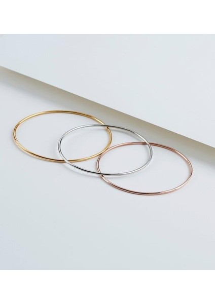 Ajda Modeli Gümüş Ince Bilezik fırsatları