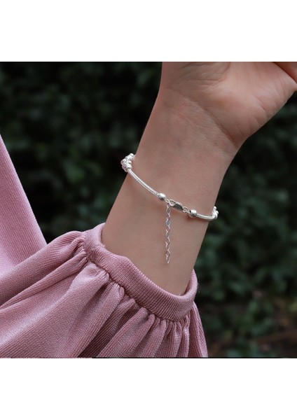 Sarmal Model Dorika Gümüş Bileklik fiyatları