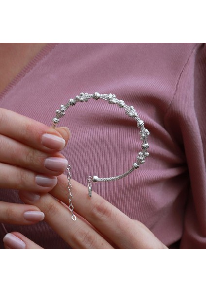 Sarmal Model Dorika Gümüş Bileklik modelleri