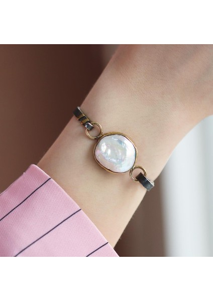 Barok Inci Otantik Gümüş Kelepçe modelleri