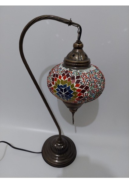 Mozaik Abajur, Baston Masa Lambası, No:üç 18 cm fırsatları