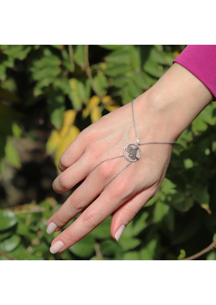 Zirkon Taşlı Osmanlı Tuğrası 925 Ayar Gümüş Şahmeran modelleri