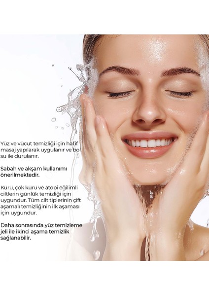 Yüz Temizleme Yağı Tüm Cilt Tipleri İçin 250ml