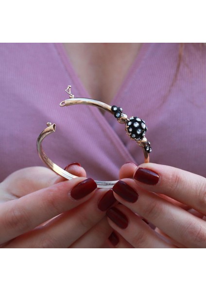 Topaz Modeli Altın Kaplama Gümüş Kelepçe fırsatları