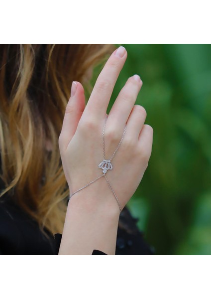 Kral Tacı Zirkon Taşlı 925 Ayar Gümüş Şahmeran fiyatları