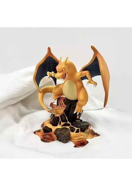 Pokemon Charizard Ateş Dinozor Anime Figür Dekor Oyuncak (Yurt Dışından)