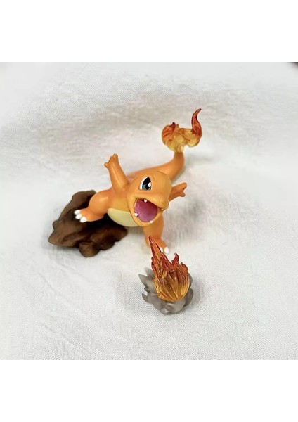 Pokemon Charizard Ateş Dinozor Anime Figür Dekor Oyuncak (Yurt Dışından)