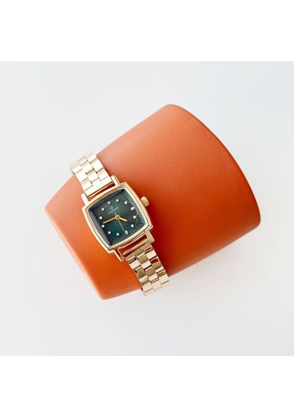 Klint Gold-Green Watch | Saat