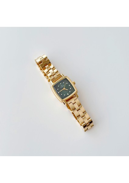 Klint Gold-Green Watch | Saat fiyatları