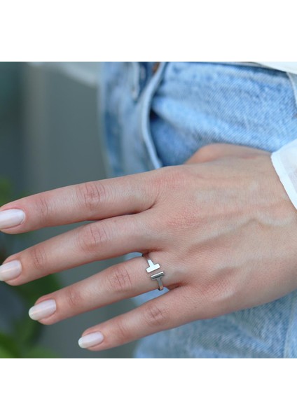 Tffny Modeli Ayarlanabilir Gümüş Yüzük modelleri