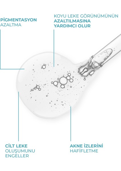 Koyu Leke Karşıtı ve Aydınlatıcı Niacinamide İçeriğiyle Zengileştirilmiş Tranexamic Serum 30 ml