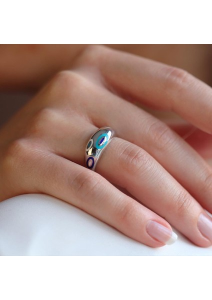 Fortuna Modeli Ayarlanabilir Gümüş Yüzük