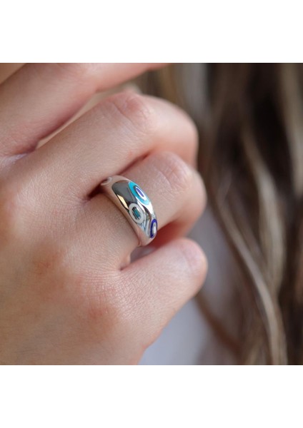 Fortuna Modeli Ayarlanabilir Gümüş Yüzük fiyatları