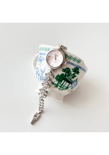 Ovein Grey-Pink Watch | Saat