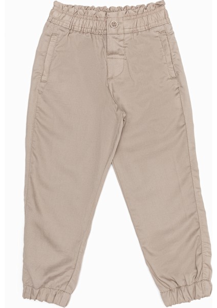 U.S. Polo Assn. Kız Çocuk Haki Pantolon (Kanvas-Chino) 50247093-VR027