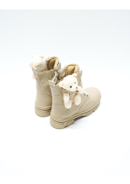 Almera Ayıcık Desenli Kız Çocuk Bot, Krem (Ladik) fiyatları