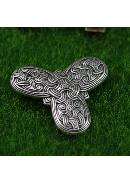 Antik Gümüş Tarzı Isveç Kuzey Viking Amulet Broş Iskandinav Fibula ve Antik Set Broşlar Viking Broş Takı Tılsım (Yurt Dışından)