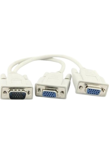 VGA Y Splitter Dönüştürücü Çevirici Çoklayıcı Switch Kablosu Dişi