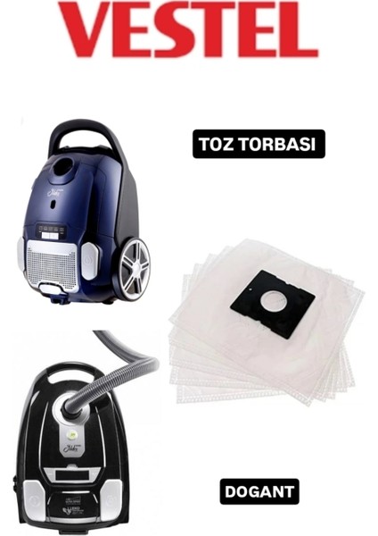Vestel Yıldız T8500 ve T9000 Toz Torbası 10 Adet