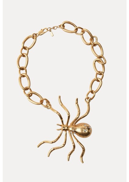 Marka Taşlı Büyük Örümcek Kolye fiyatları