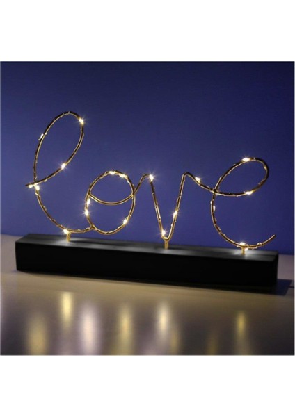 Aşk Love Yazılı Pilli LED Işık Ev Dekor Aydınlatma Lamba fiyatları