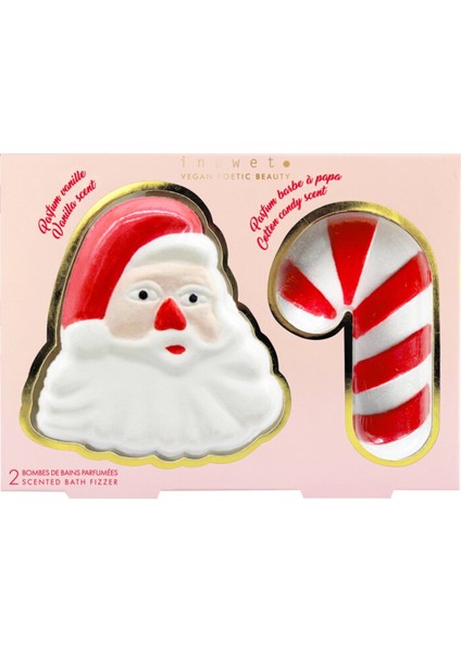 Inuwet Noel Baba ve Baston Şeker Şeklinde 2li Bany fiyatları