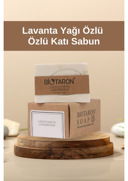 Lavanta Yağı Özlü Katı Sabun | El Yapımı, Nemlendirici ve Onarıcı Etkili