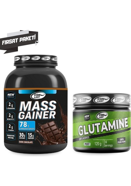 Mass Gainer Xxl 3000 gr - Glutamine 120 gr