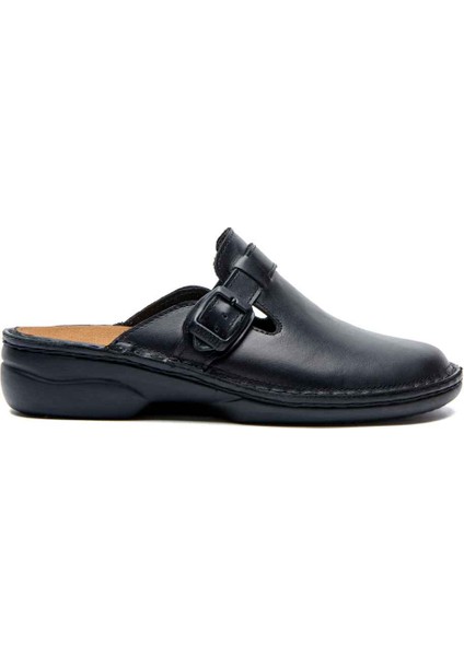 / Raven - Deri Sabo Terlik ( Siyah Leather ) fırsatları