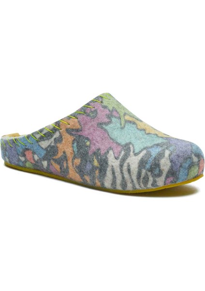 / Pine-Pr - Yün Sabo Ev Terliği ( Çok Renkli Mc1 Yün )