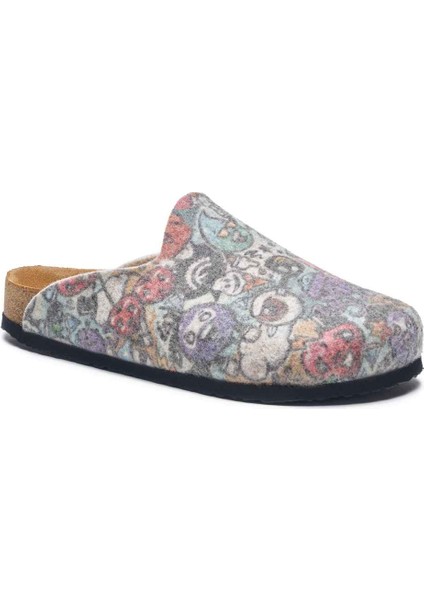 / Favor-Pr - Yün Sabo Ev Terliği ( Kırmızı - Pembe Yün )